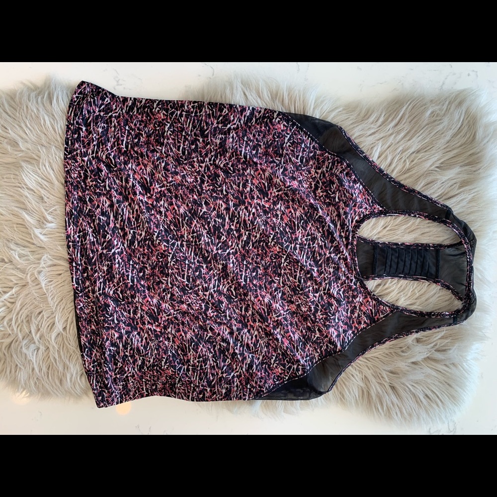 Lululemon mesh razor back tank